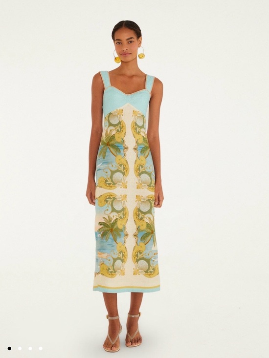 FARM Rio Dresses & Skirts - Farm Rio Royal Sea Maxi Dress